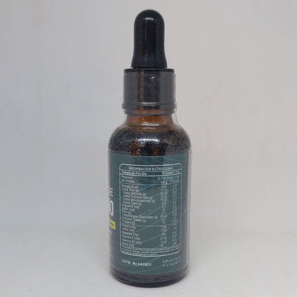 Aceite de Orégano información nutricional