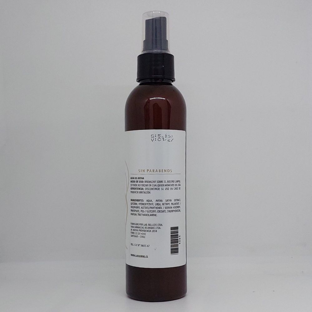 Agua de Avena ingredientes