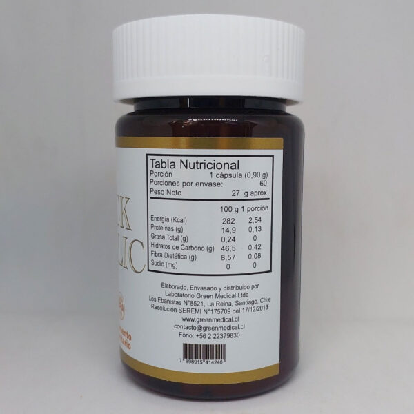 Black Garlic información nutricional