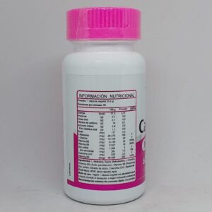 Capiluxe Women Cápsulas información nutricional Capiluxe Women Cápsulas información nutricional