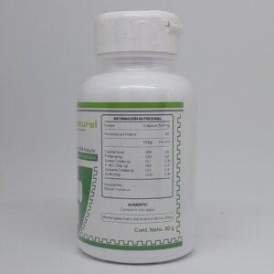 Cardo Mariano Cápsulas información nutricional