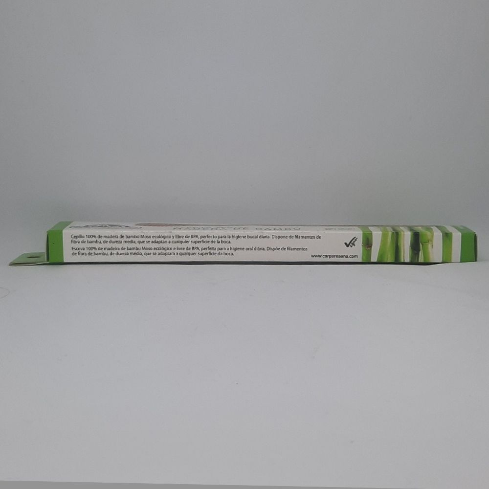 Cepillo Dental de Madera de Bambú información