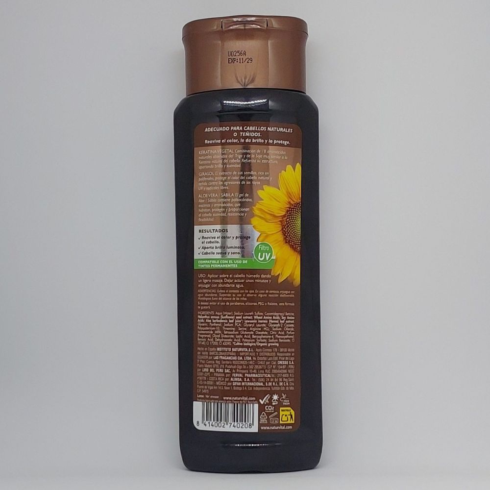 Champú Cabellos Castaños modo de uso