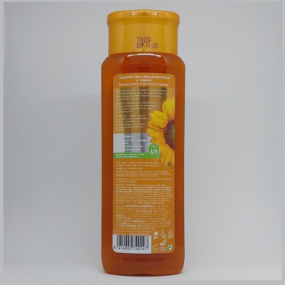 Champú Cabellos Rubios modo de uso