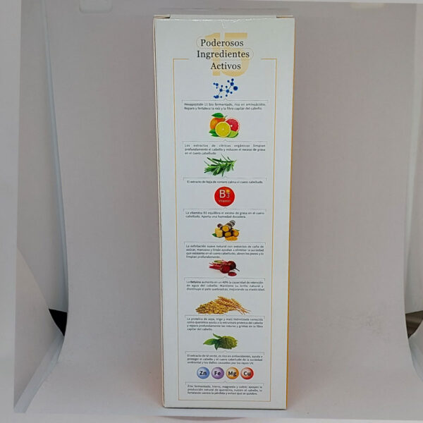 Champú Cítrico Orgánico ingredientes