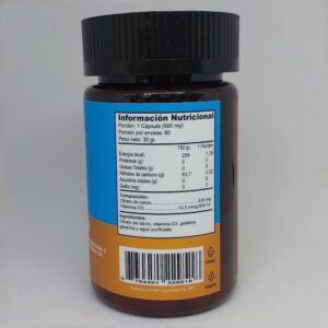 Citrato de Calcio + vitamina D3 información nutricional