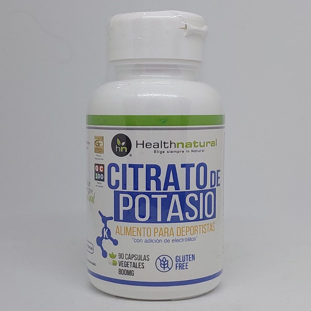 Citrato de Potasio 800 Mg 60 Cápsulas