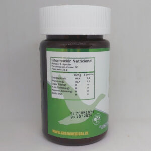 Colon Relax información nutricional