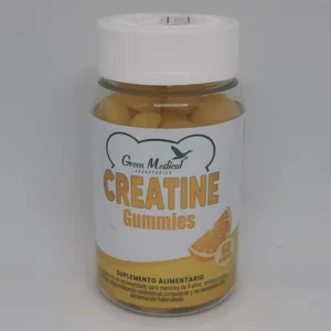 Creatine Gummies 750 mg 60 Gomitas. Green Medical