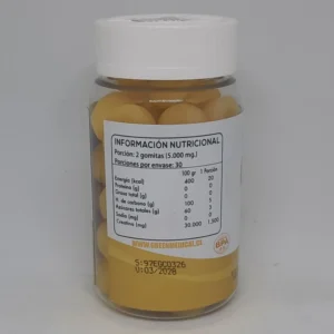 Creatine Gummies 750 mg 60 Gomitas información nutricional. Green Medical Creatine Gummies 750 mg 60 Gomitas información nutricional. Green Medical