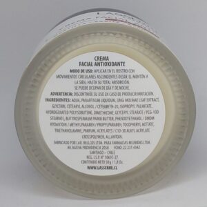 Crema Facial Antioxidante modo de uso