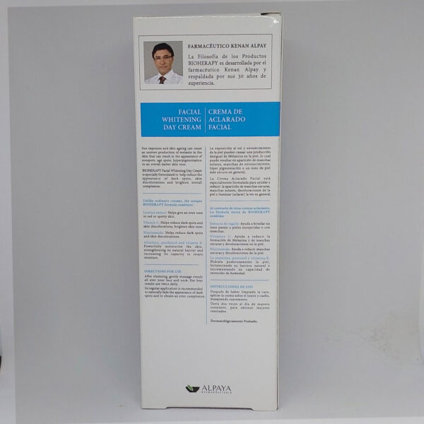 Crema Facial Blanqueadora, información