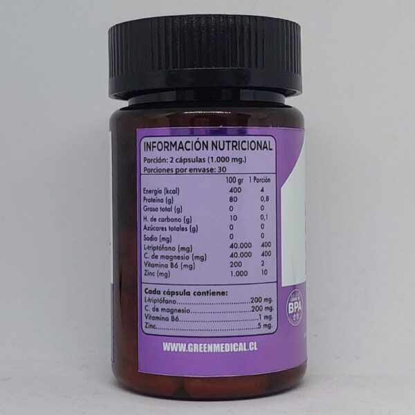 Deep Sleep información nutricional