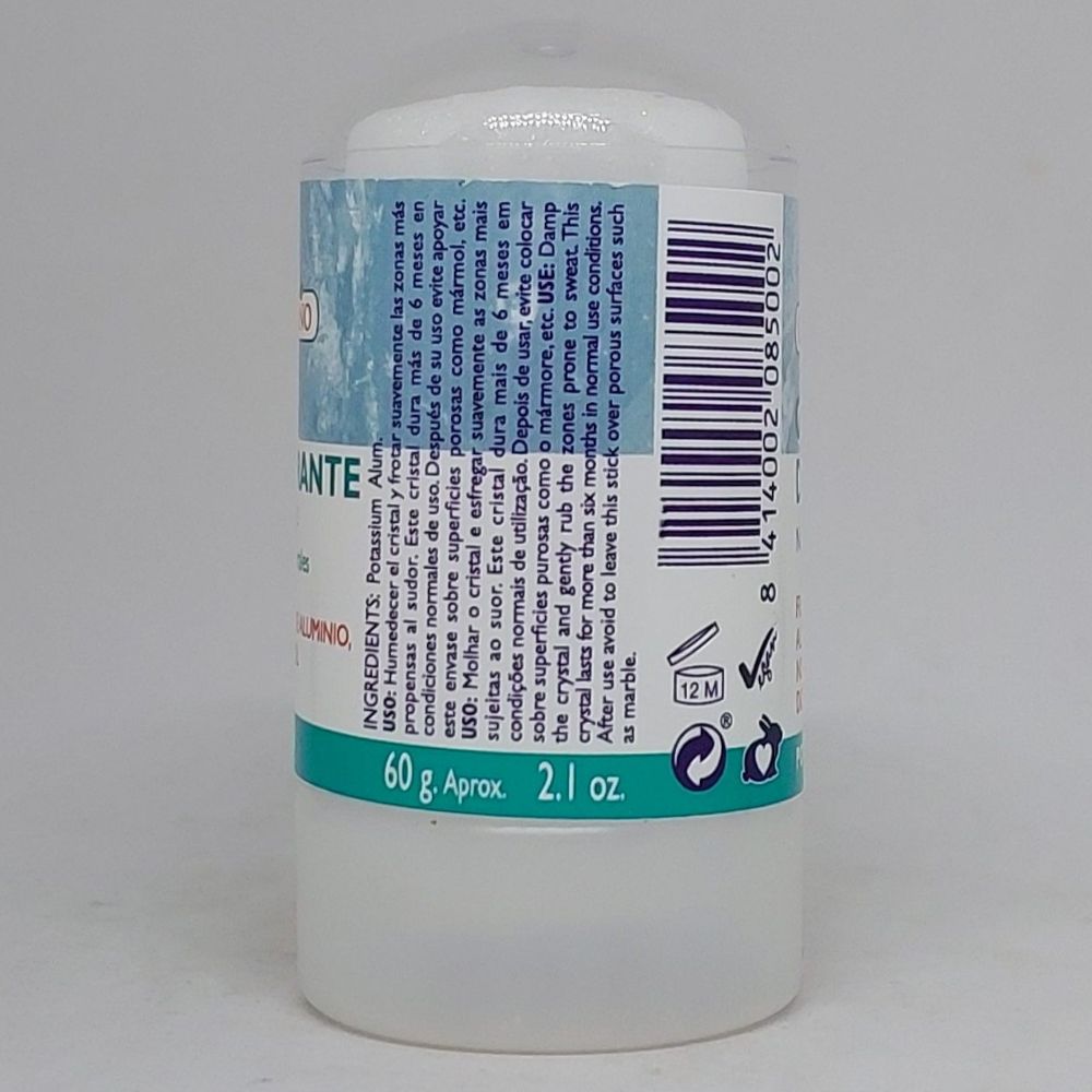 Desodorante Cristal ingredientes
