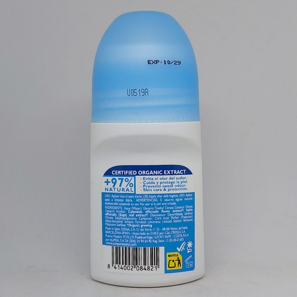 Desodorante Roll-On de Caléndula modo de uso