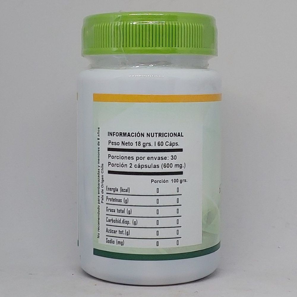 Globus (Ginkgo Biloba) Cápsulas información nutricional
