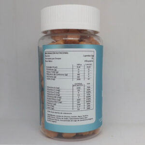 Hair & Nails Gummies Vitamins información nutricional