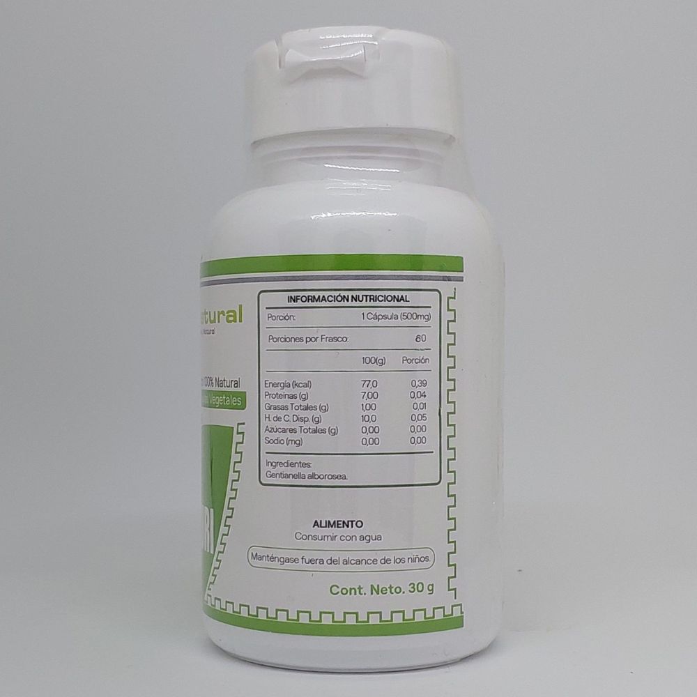 Hercampuri Cápsulas información nutricional