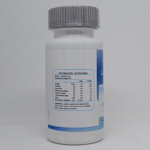 L-Arginina 500 mg 60 Cápsulas información nutricional L-Arginina 500 mg 60 Cápsulas información nutricional