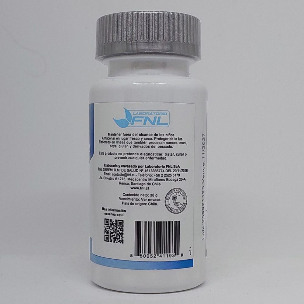L-Arginina 500 mg 60 Cápsulas información