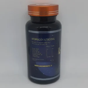 L-Teanina 200 mg 60 Cápsulas información nutricional. Green Medical L-Teanina 200 mg 60 Cápsulas información nutricional. Green Medical
