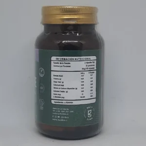 L-Theanine 500 mg 60 cápsulas información nutricional RI&CO L-Theanine 500 mg 60 cápsulas información nutricional RI&CO