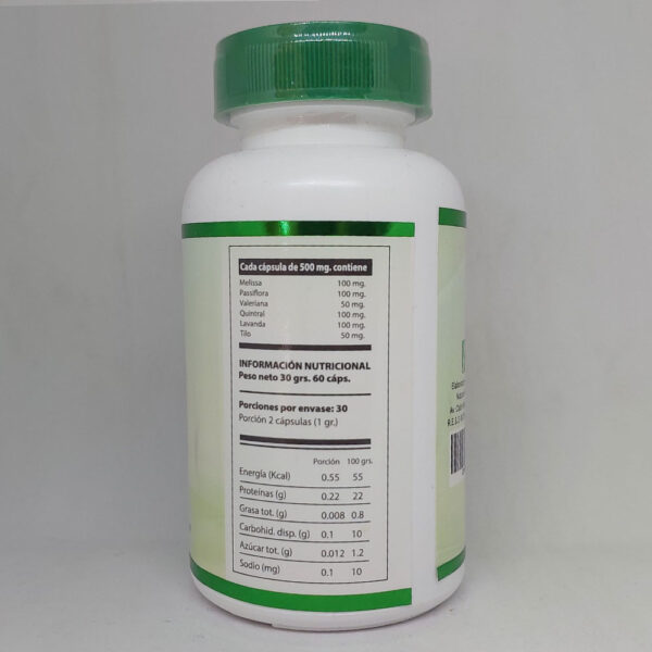 MeliGreen información nutricional