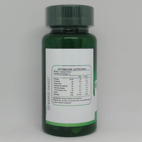 Moringa información nutricional