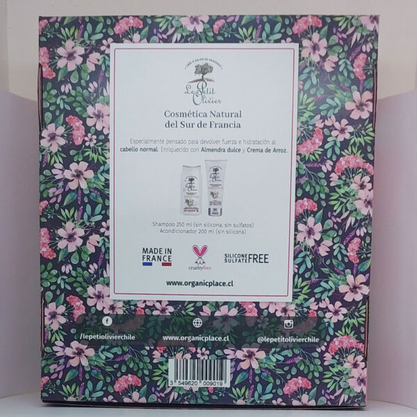 Set Shampoo Acondicionador Almendra Dulce información