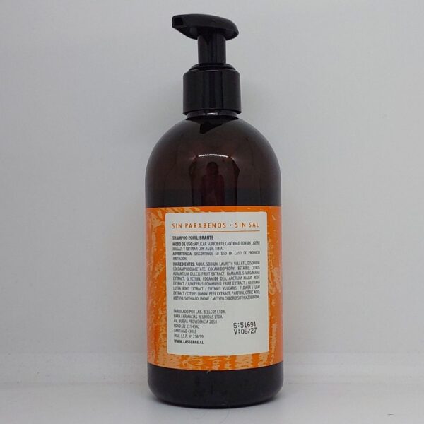 Shampoo Equilibrante modo de uso