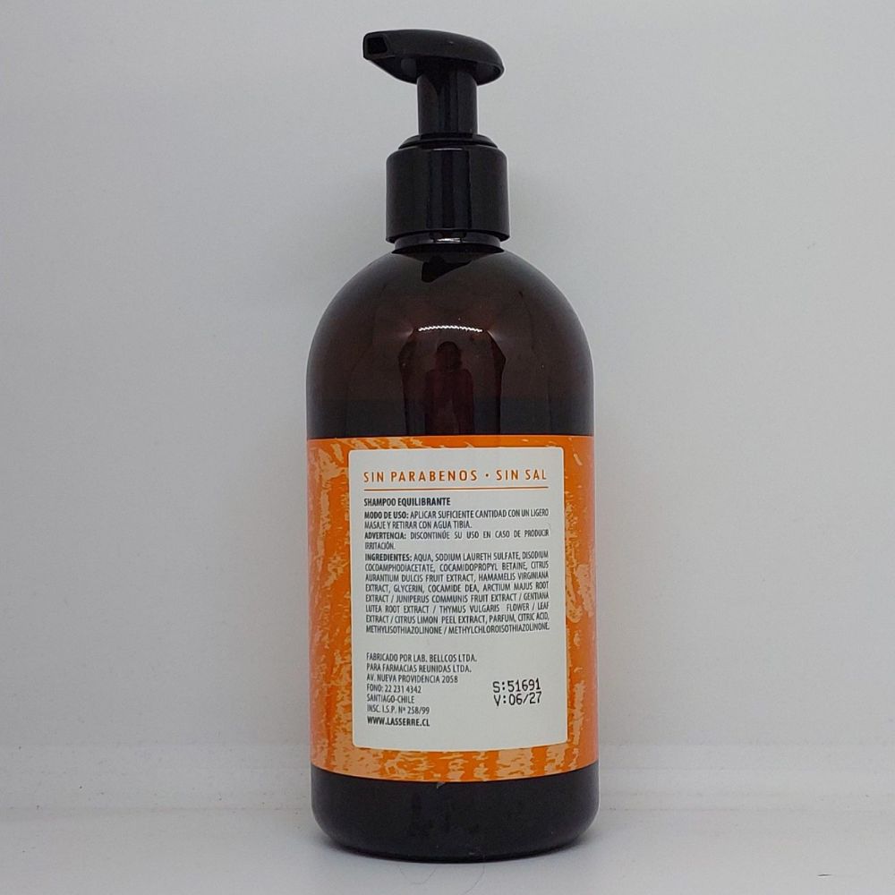 Shampoo Equilibrante modo de uso