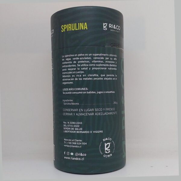 Spirulina polvo usos
