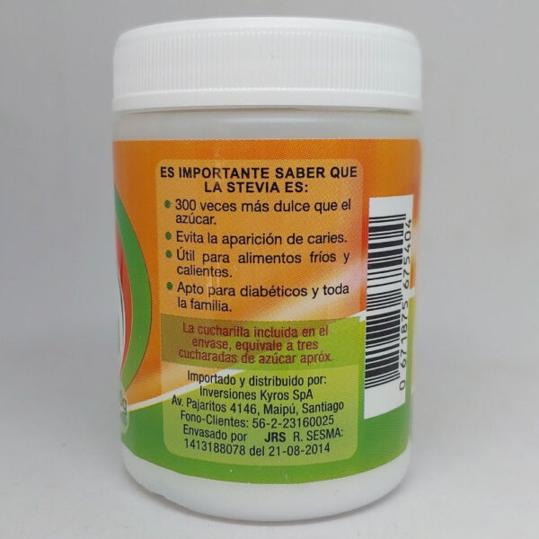 Stevia en Polvo información