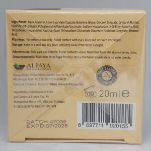 Super Eye crema hidratante ingredientes