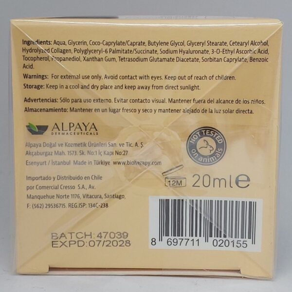 Super Eye crema hidratante ingredientes