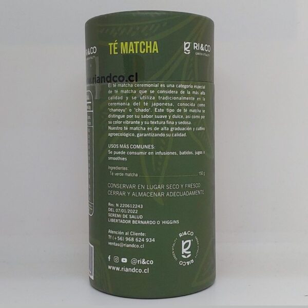 Té Matcha usos