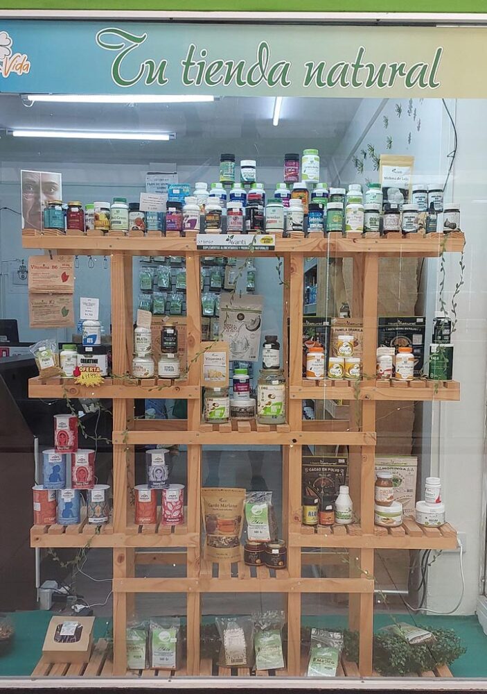 Trébol de Vida vitrina tu tienda natural