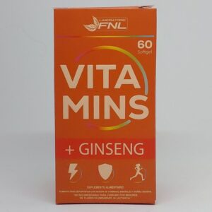Vitamins + Ginseng 60 Cápsulas