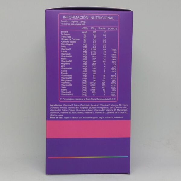 Vitamins Woman información nutricional