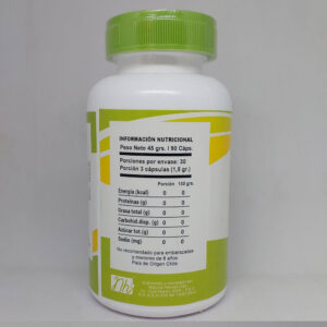 Zeolita información nutricional